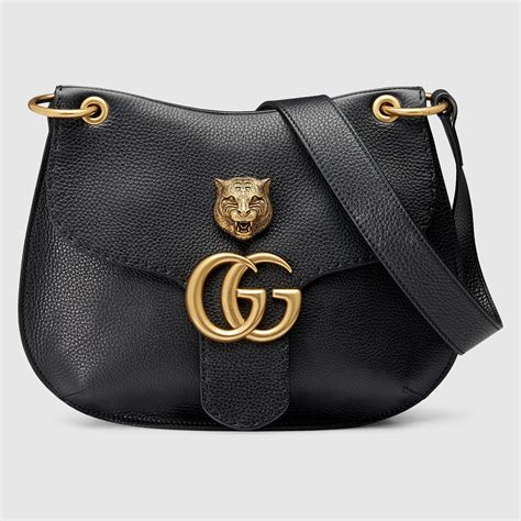 borsa gucci riri|Gucci leather shoulder bag.